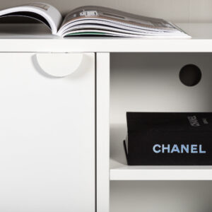 Piring – Meuble TV – Blanc – 40 x 63 x 120 cm
