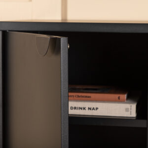 Piring – Meuble TV – Noir – 40 x 63 x 120 cm