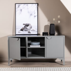 Piring – Meuble TV – Gris clair – 40 x 63 x 120 cm