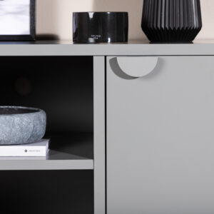 Piring – Meuble TV – Gris clair – 40 x 63 x 120 cm