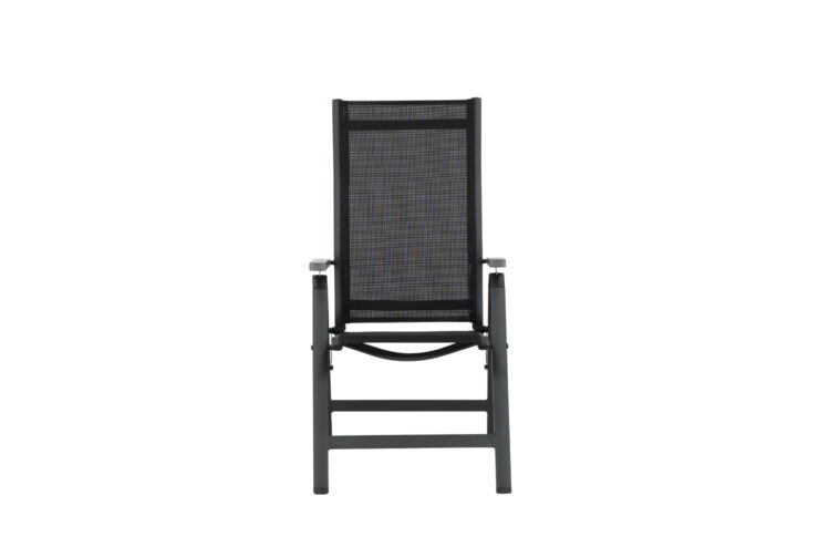 Albany – Chaise réglable – Noir – 67 x 110 x 59 cm
