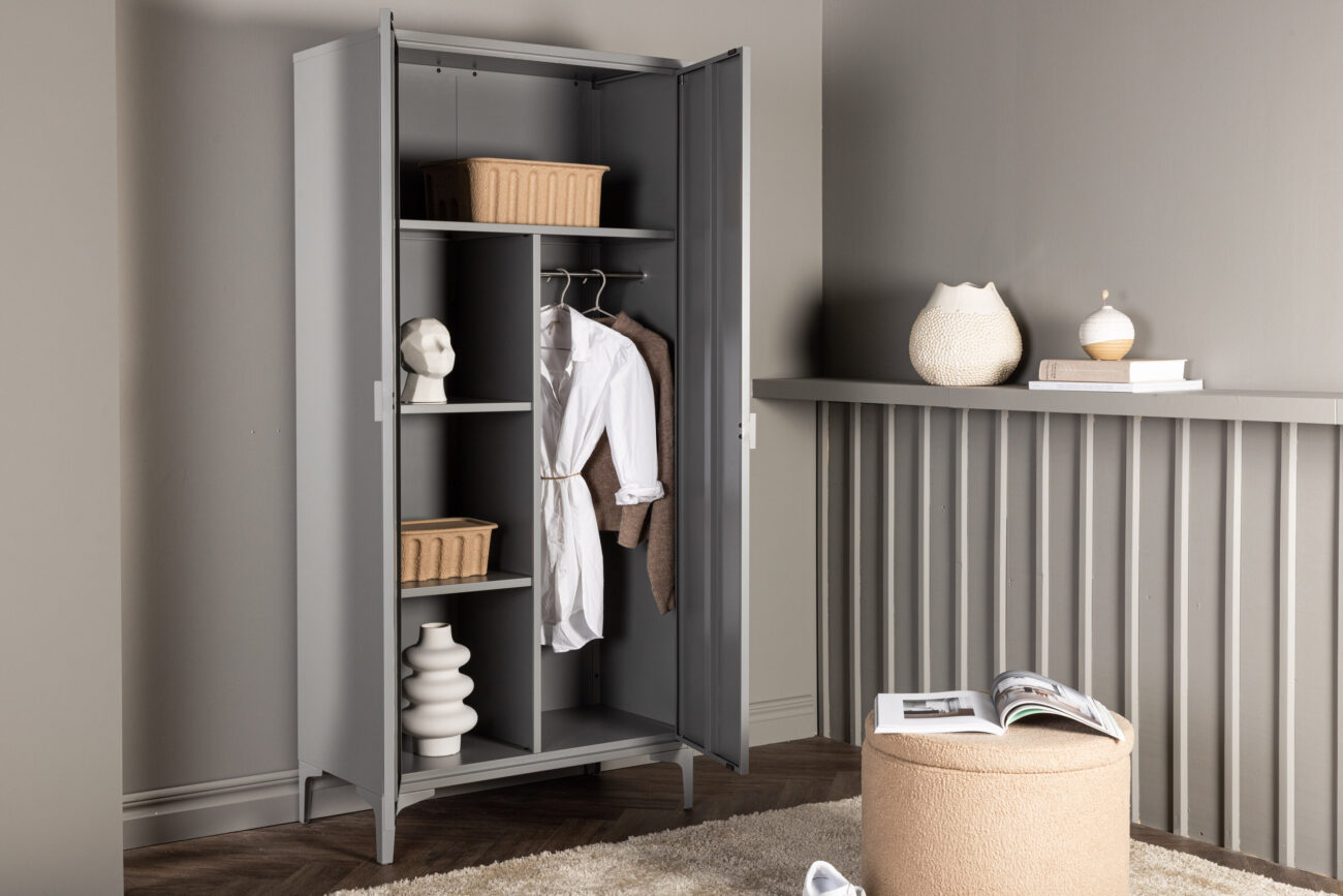 Piring – Wardrobe – Gris clair – 45 x 183 x 85 cm