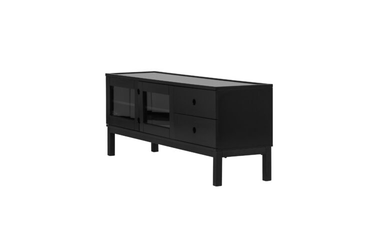 Alcoa – Commode – Noir – 40 x 57 x 150 cm