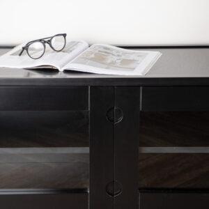 Alcoa – Commode – Noir – 40 x 57 x 150 cm