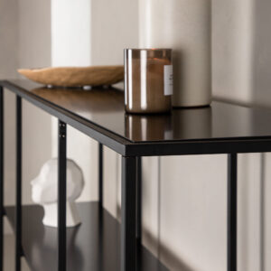 Amarillo – Meuble de rangement – Noir – 35 x 120 x 150 cm
