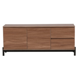 Corpus – Commode – Noyer, Noir – 40 x 56 x 138 cm