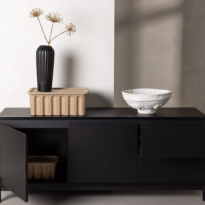Corpus – Commode – Noir – 40 x 56 x 138 cm