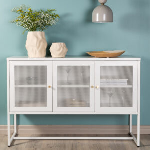 Malla – Meuble de rangement – Blanc – 40 x 80 x 120 cm