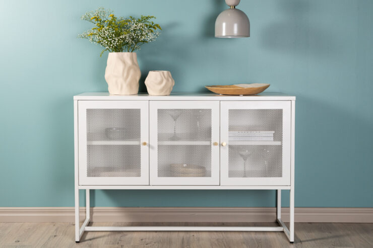 Malla – Meuble de rangement – Blanc – 40 x 80 x 120 cm