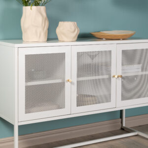 Malla – Meuble de rangement – Blanc – 40 x 80 x 120 cm