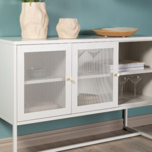 Malla – Meuble de rangement – Blanc – 40 x 80 x 120 cm