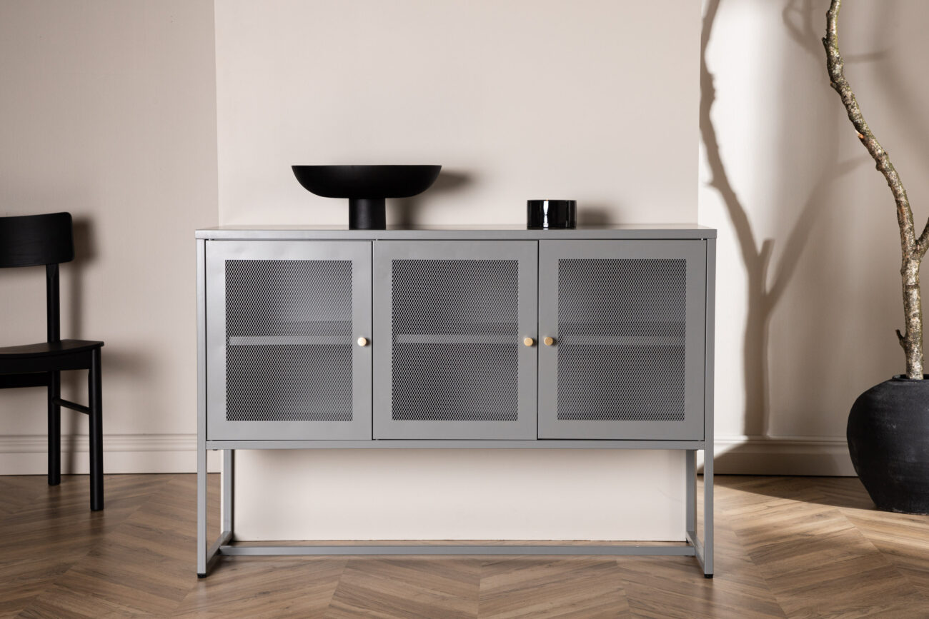 Malla – Meuble de rangement – Gris clair – 40 x 80 x 120 cm