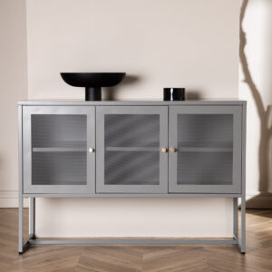 Malla – Meuble de rangement – Gris clair – 40 x 80 x 120 cm