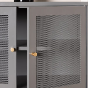 Malla – Meuble de rangement – Gris clair – 40 x 80 x 120 cm