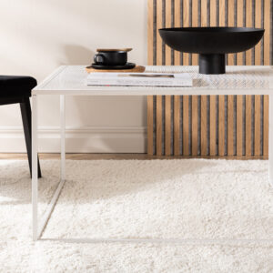 Netz – Table basse – Blanc – 80 x 80 cm