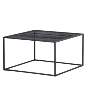 Netz – Table basse – Noir – 80 x 80 cm