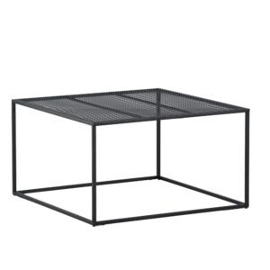 Netz – Table basse – Noir – 80 x 80 cm