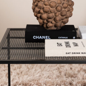 Netz – Table basse – Noir – 80 x 80 cm