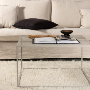 Netz – Table basse – Beige – 80 x 80 cm