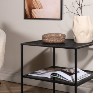 Netz – Table basse – Noir – 55 x 55 cm