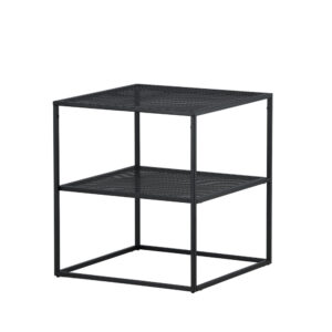 Netz – Table basse – Noir – 55 x 55 cm