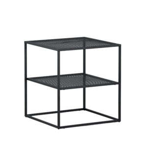 Netz – Table basse – Noir – 55 x 55 cm