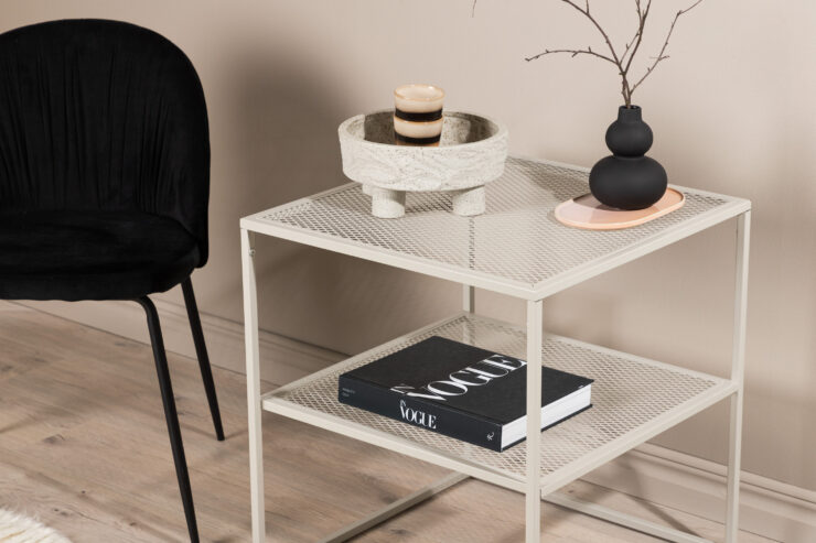 Netz – Table basse – Beige – 55 x 55 cm