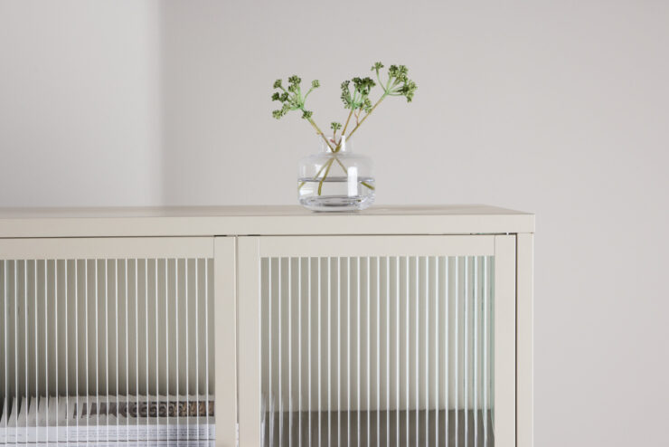 Garis – Meuble de rangement – Beige – 40 x 80 x 70 cm