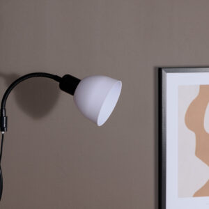 Bagasi – Lampadaire – Noir, Blanc – 25 x 178 x 25 cm