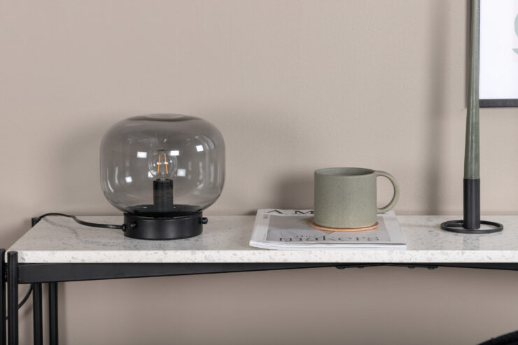 Bollonelie – Lampe à poser – Noir – ⌀19 cm