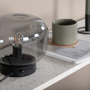 Bollonelie – Lampe à poser – Noir – ⌀19 cm