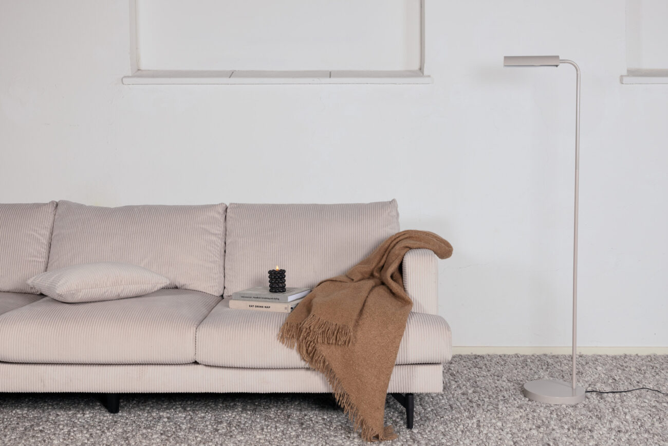 Harmonica – Lampadaire – Beige – 35 x 144 x 26 cm