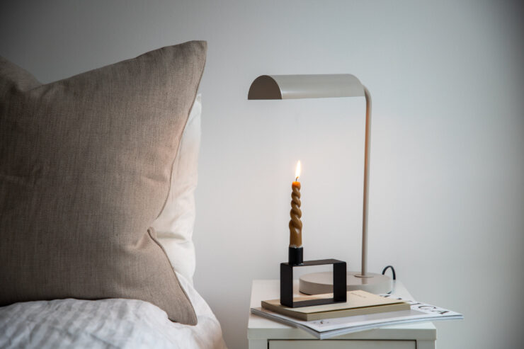 Harmonica – Lampe à poser – Beige – 34 x 43 x 18 cm