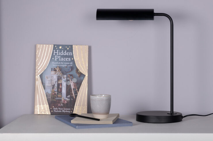 Harmonica – Lampe à poser – Noir – 34 x 43 x 18 cm