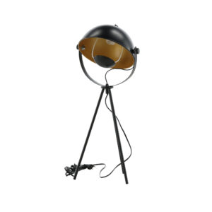 Search – Lampe à poser – Noir, Doré – 37 x 67 x 26 cm