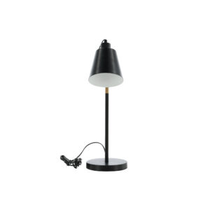 Skott – Lampe à poser – Noir, Naturel – 31 x 58 x 18 cm