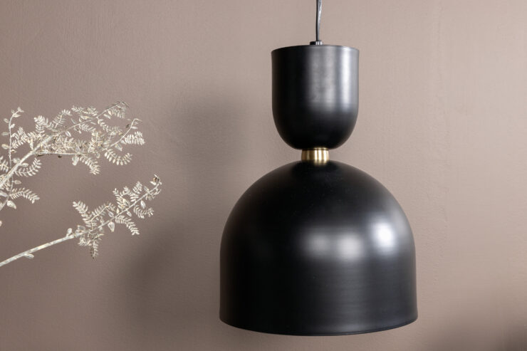 Tim – Suspension – Noir – ⌀20 cm
