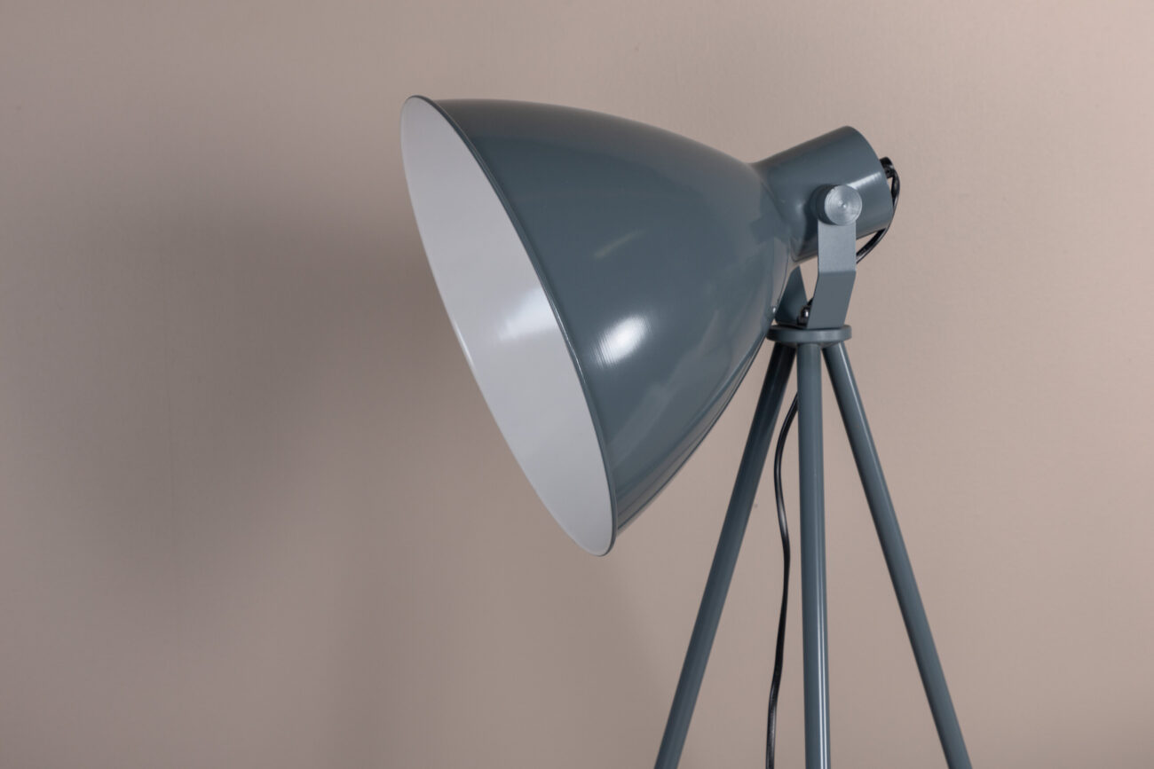 Tiv – Lampadaire – Bleu, Blanc – 73 x 140 x 63 cm