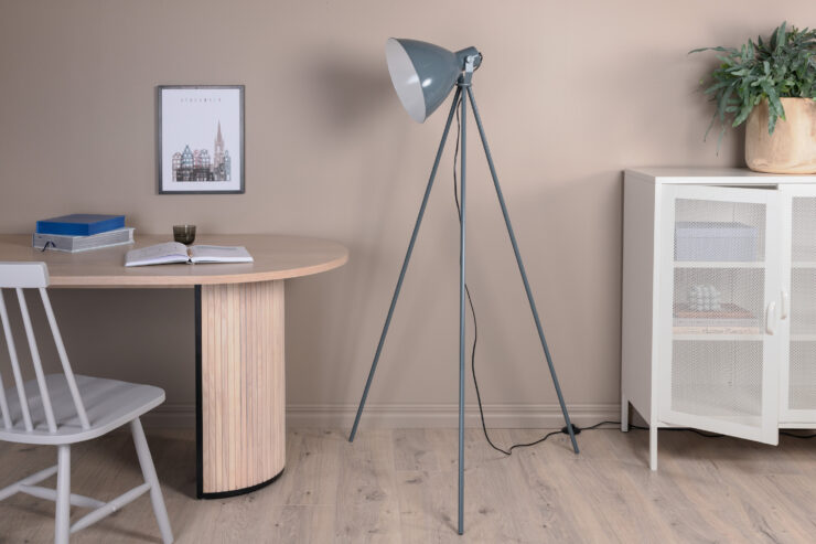 Tiv – Lampadaire – Bleu, Blanc – 73 x 140 x 63 cm
