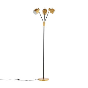 Vifta – Lampadaire – Noir, Doré – 75 x 178 x 33 cm