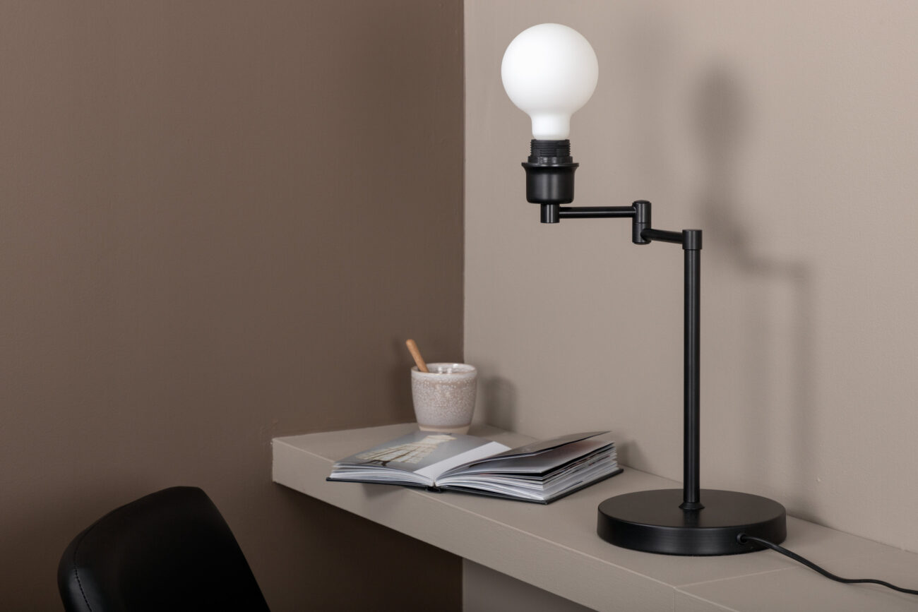 Virro – Lampe à poser – Noir – 41 x 42 x 19 cm