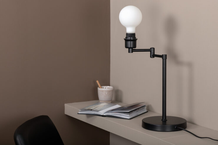 Virro – Lampe à poser – Noir – 41 x 42 x 19 cm