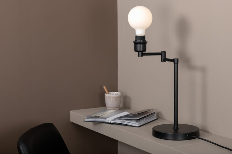 Virro – Lampe à poser – Noir – 41 x 42 x 19 cm