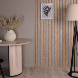 Kona – Lampadaire – Beige, Noir – 51 x 160 x 51 cm