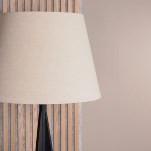 Kona – Lampadaire – Beige, Noir – 51 x 160 x 51 cm