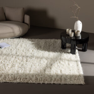 Leiko – Tapis de salon – Blanc – 230 x 160 cm