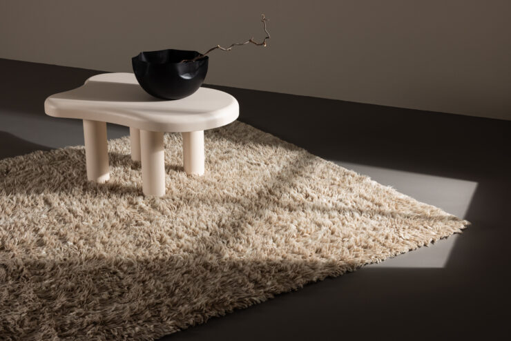 Leiko – Tapis de salon – Beige – 230 x 160 cm