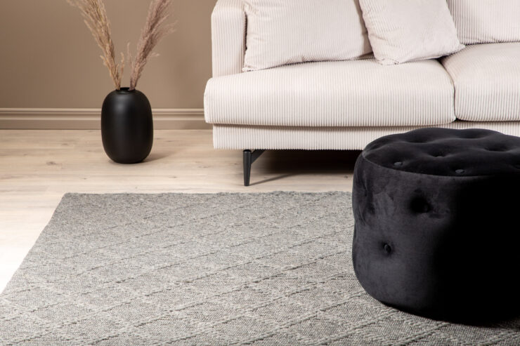 Cloudy – Tapis de salon – Gris – 300 x 200 cm