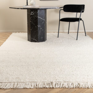 Betina – Tapis de salon – Blanc – 300 x 200 cm