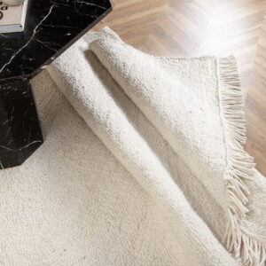 Betina – Tapis de salon – Blanc – 300 x 200 cm